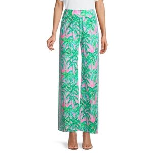 NWOT LILLY PULITZER Bal Harbour Palazzo Wide Leg Pants Sz S